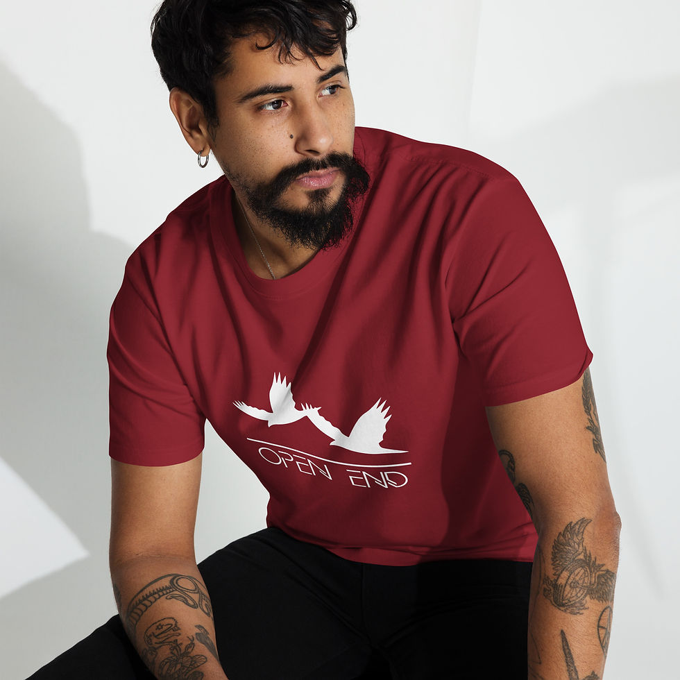 Thumbnail: Men’s premium heavyweight tee "OPEN END"