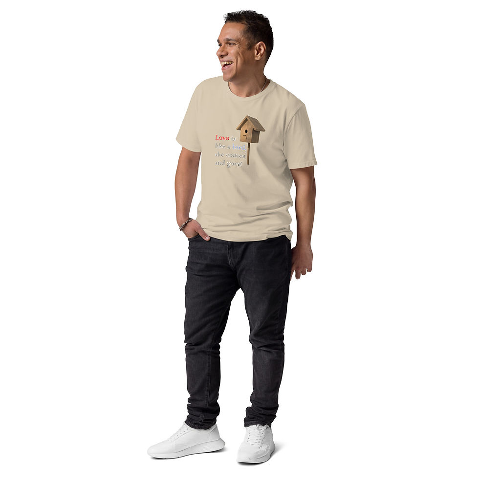 Miniatura: Unisex organic cotton t-shirt "LOVE"