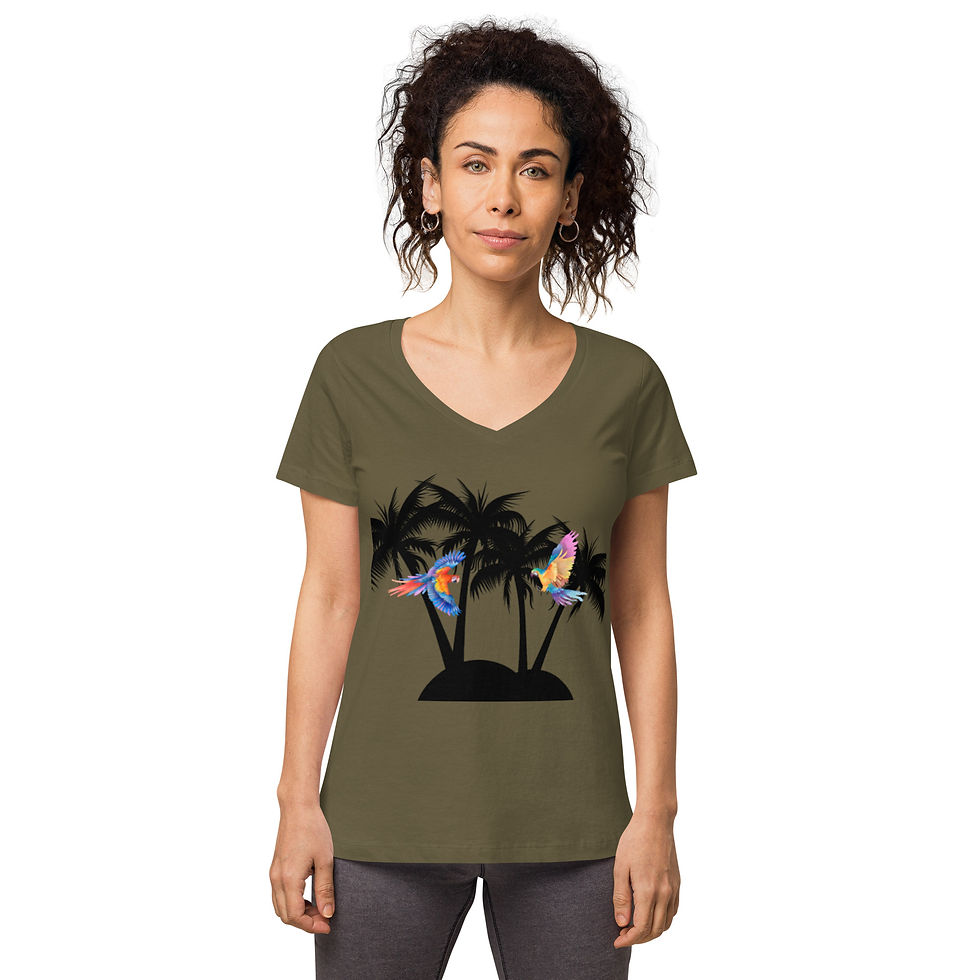 الصورة المصغرة: Women’s T-Shirt "Birds in Paradies"