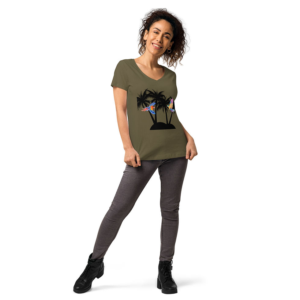 Thumbnail: Women’s T-Shirt "Birds in Paradies"