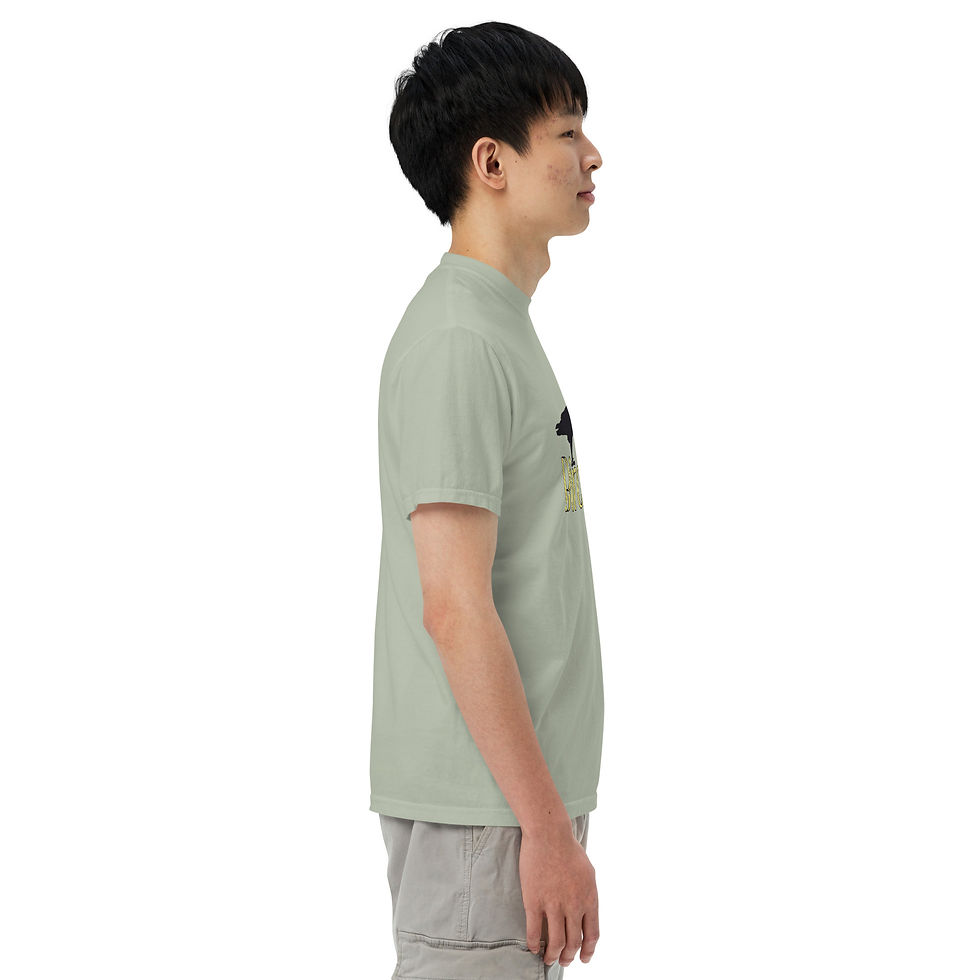 Thumbnail: Unisex garment-dyed heavyweight t-shirt "Bird"