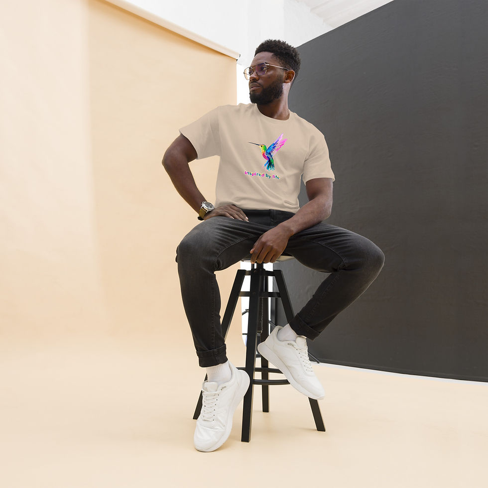 Thumbnail: Men's classic T-Shirt "Inspired by life"