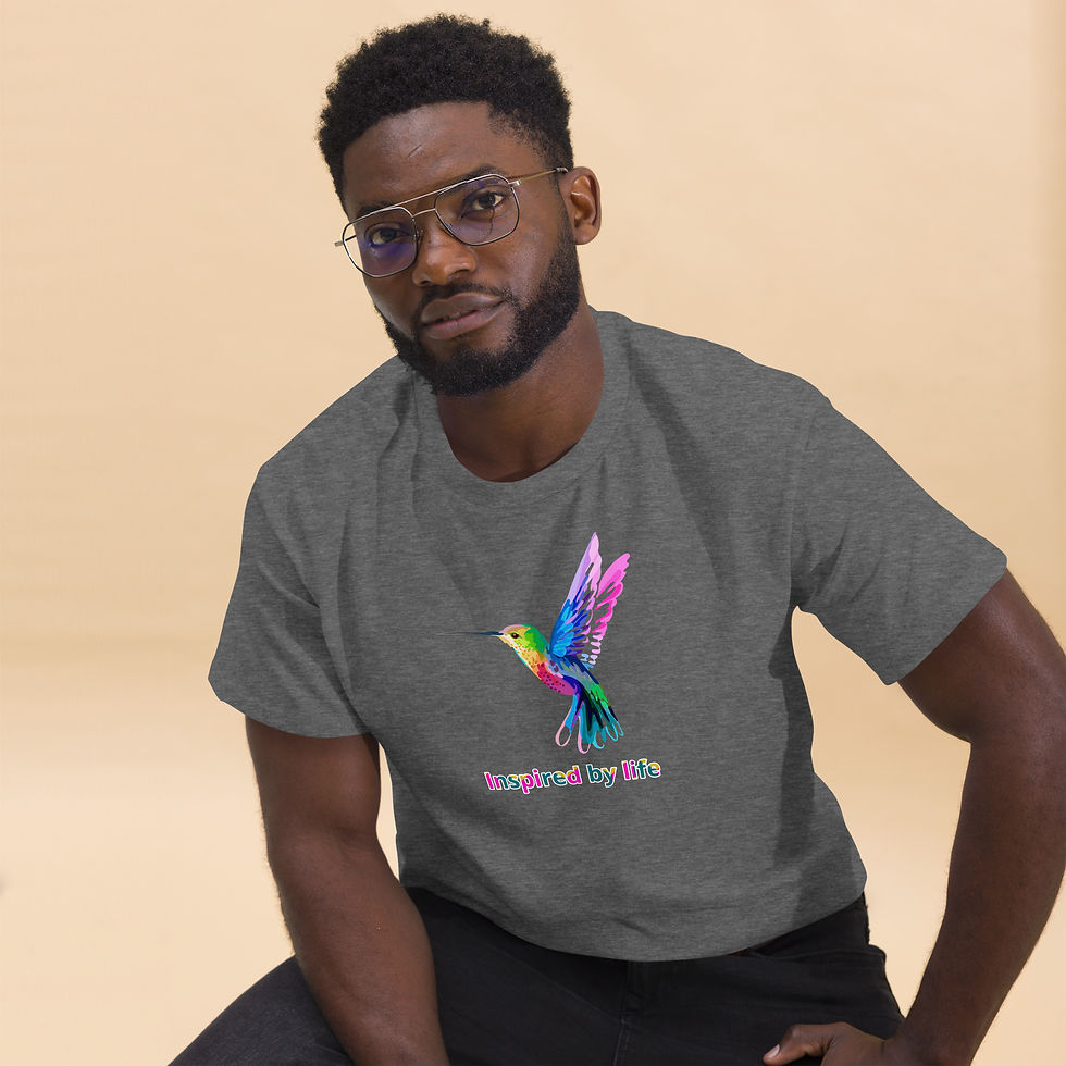 Thumbnail: Men's classic T-Shirt "Inspired by life"