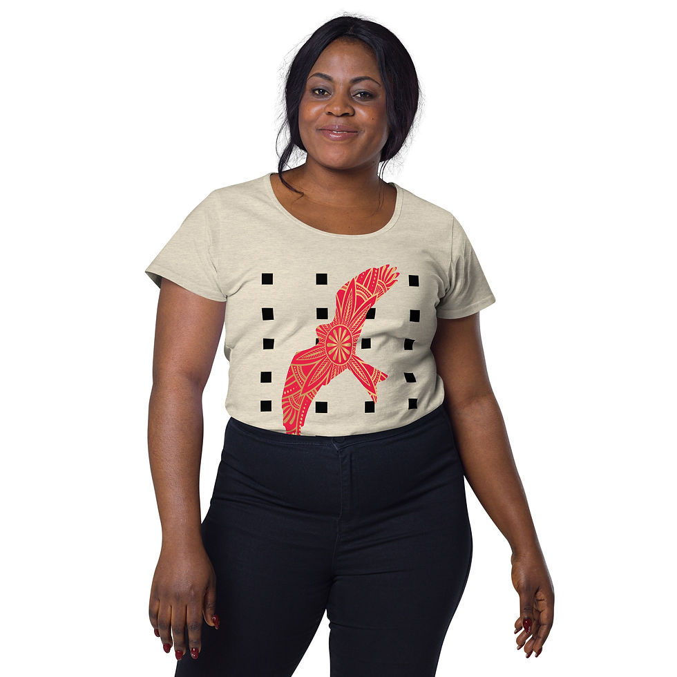 Миниатюра: Women’s round neck tee Indiia3