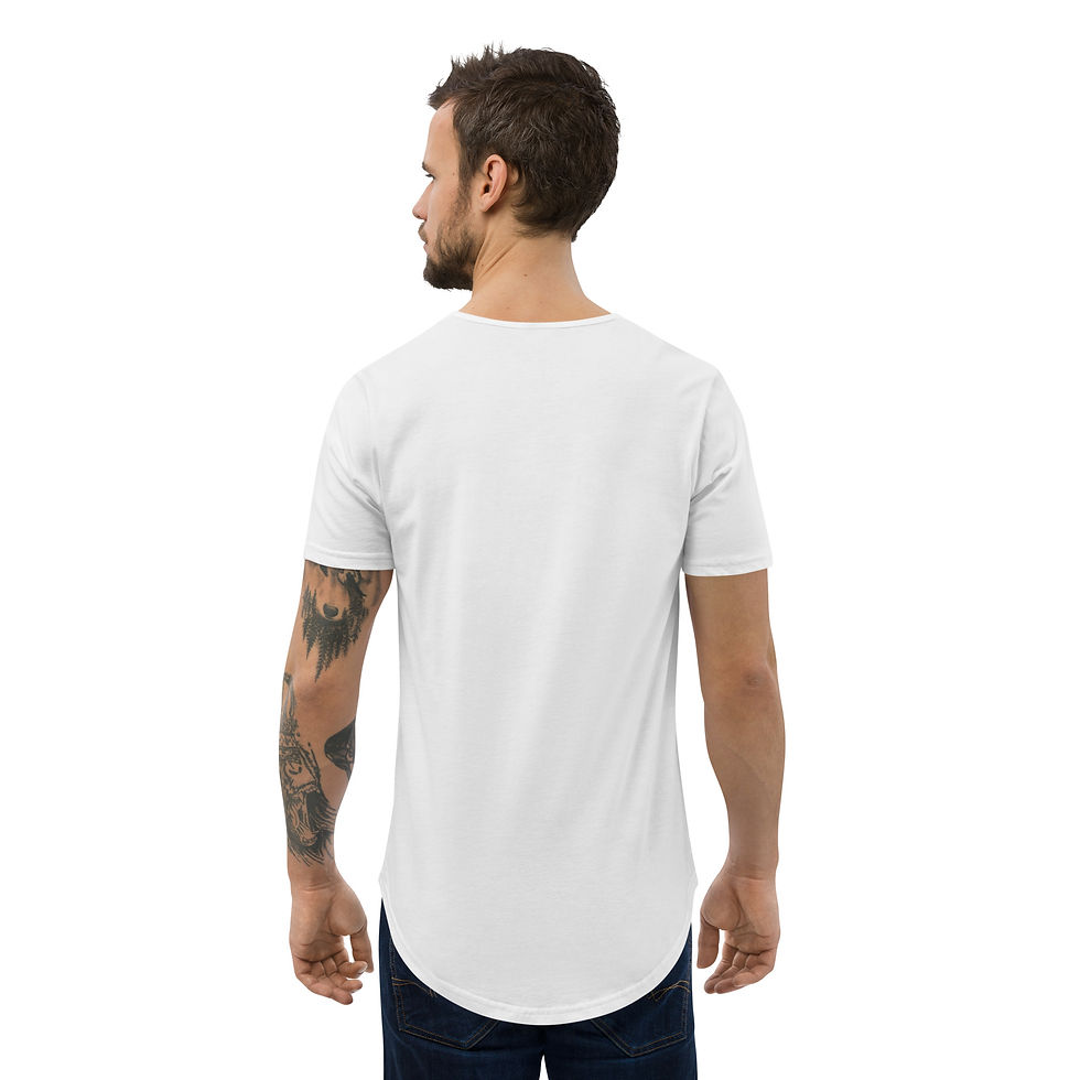 Миниатюра: Men's Curved Hem T-Shirt "Good and Bad Times"