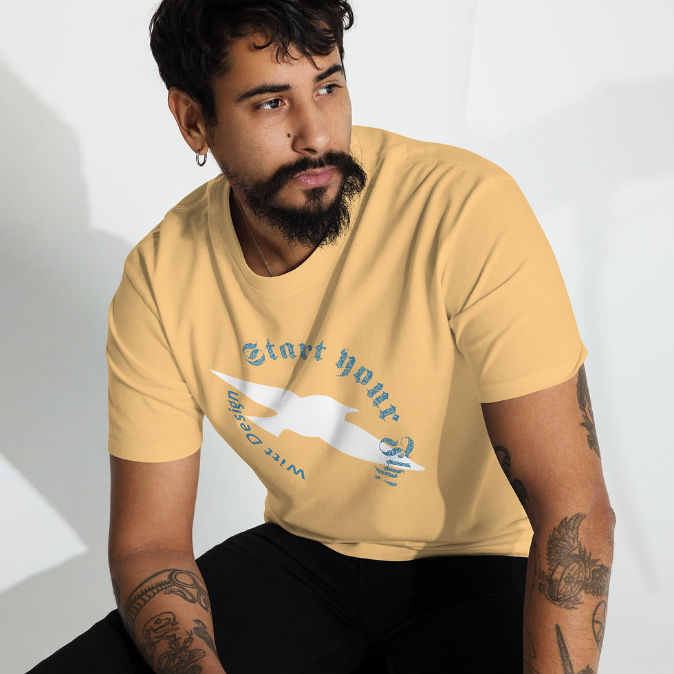 サムネイル： Men’s premium heavyweight tee "Start"