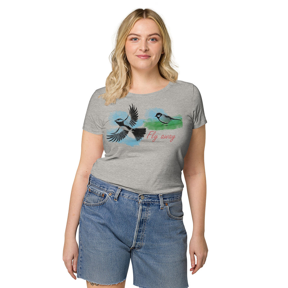 Thumbnail: Women’s basic organic T-Shirt "fly away"