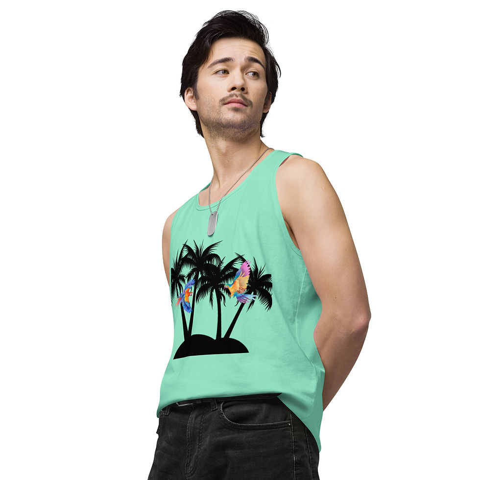 תמונה ממוזערת: Men’s premium Tank Top "Birds in Paradies"
