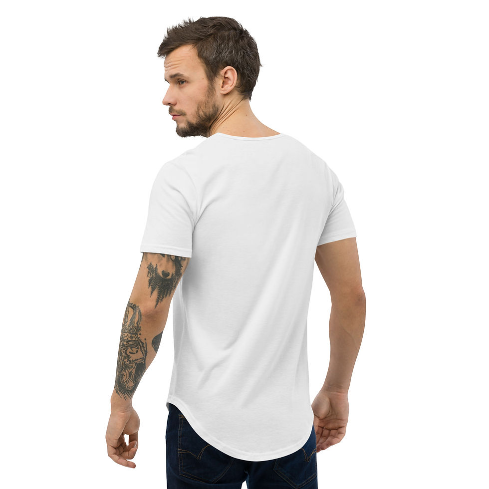 Миниатюра: Men's Curved Hem T-Shirt "Good and Bad Times"