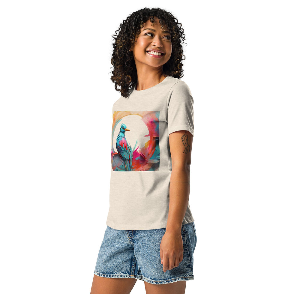Thumbnail: Women's Relaxed T-Shirt "O"