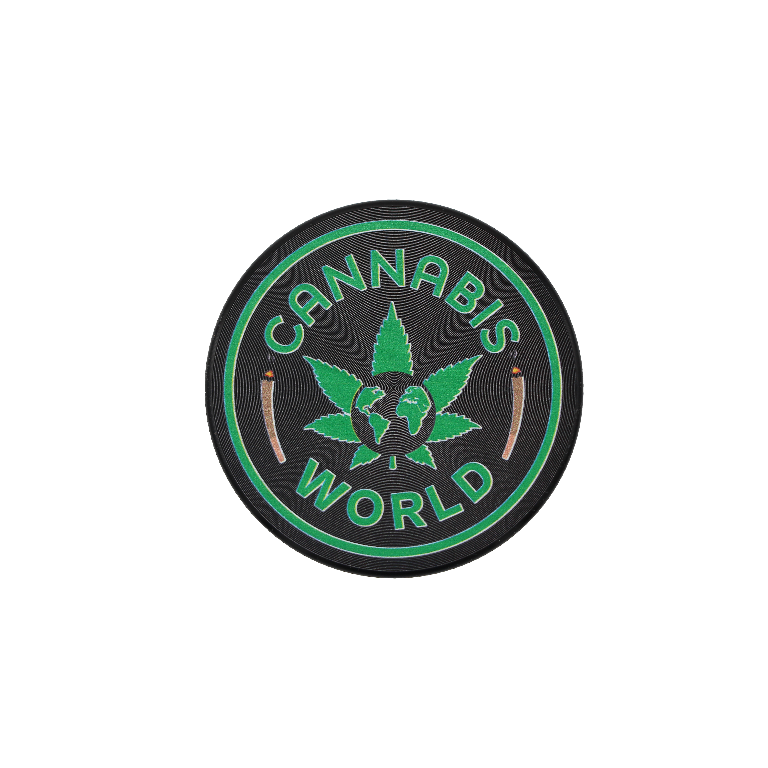 Cannabis World Grinder Schwarz Mittel