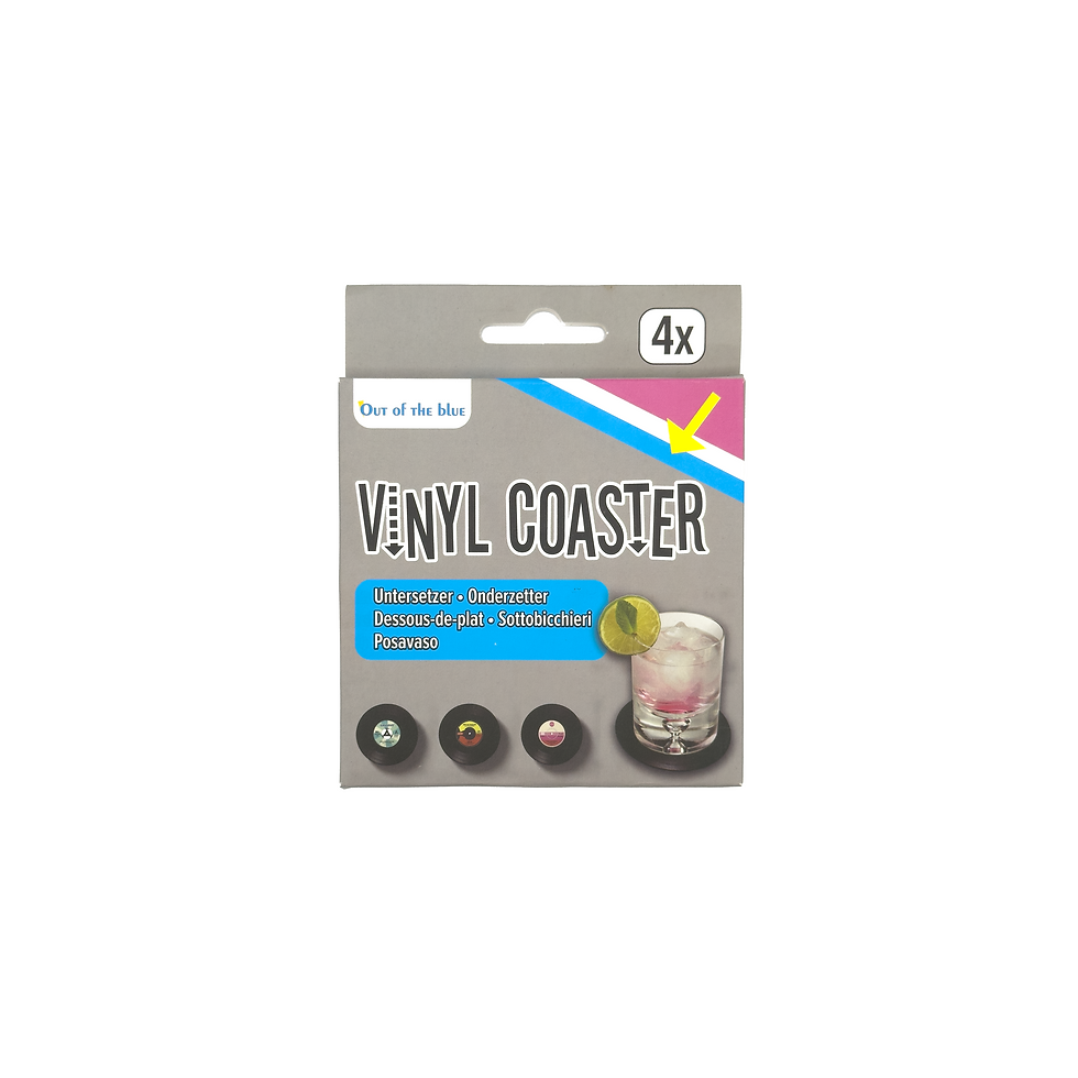 Vinyl Coaster Shot Untersetzer