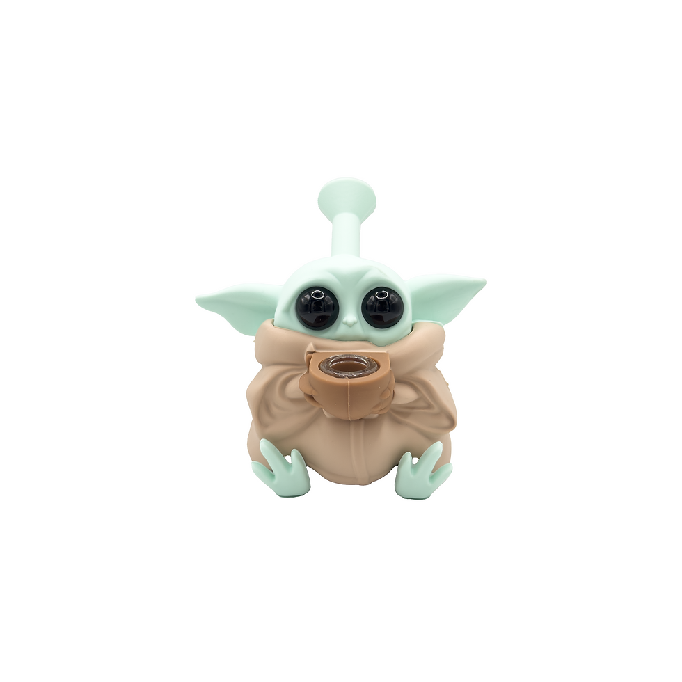 Baby Yoda mini Silikone Bong