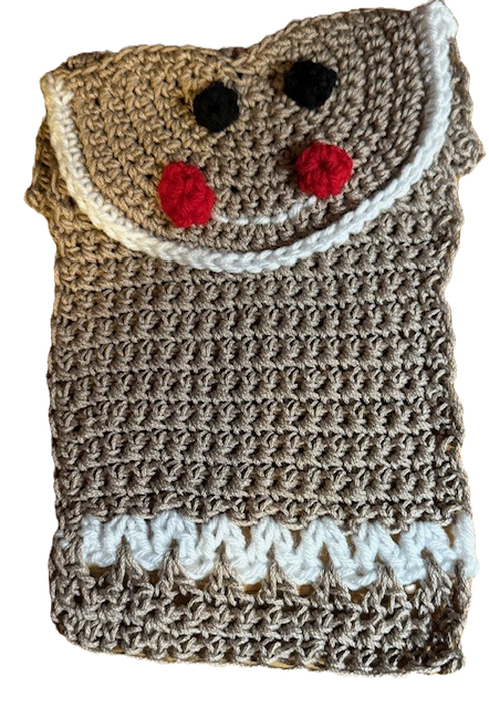 Holiday Gingerbread kitchen towel