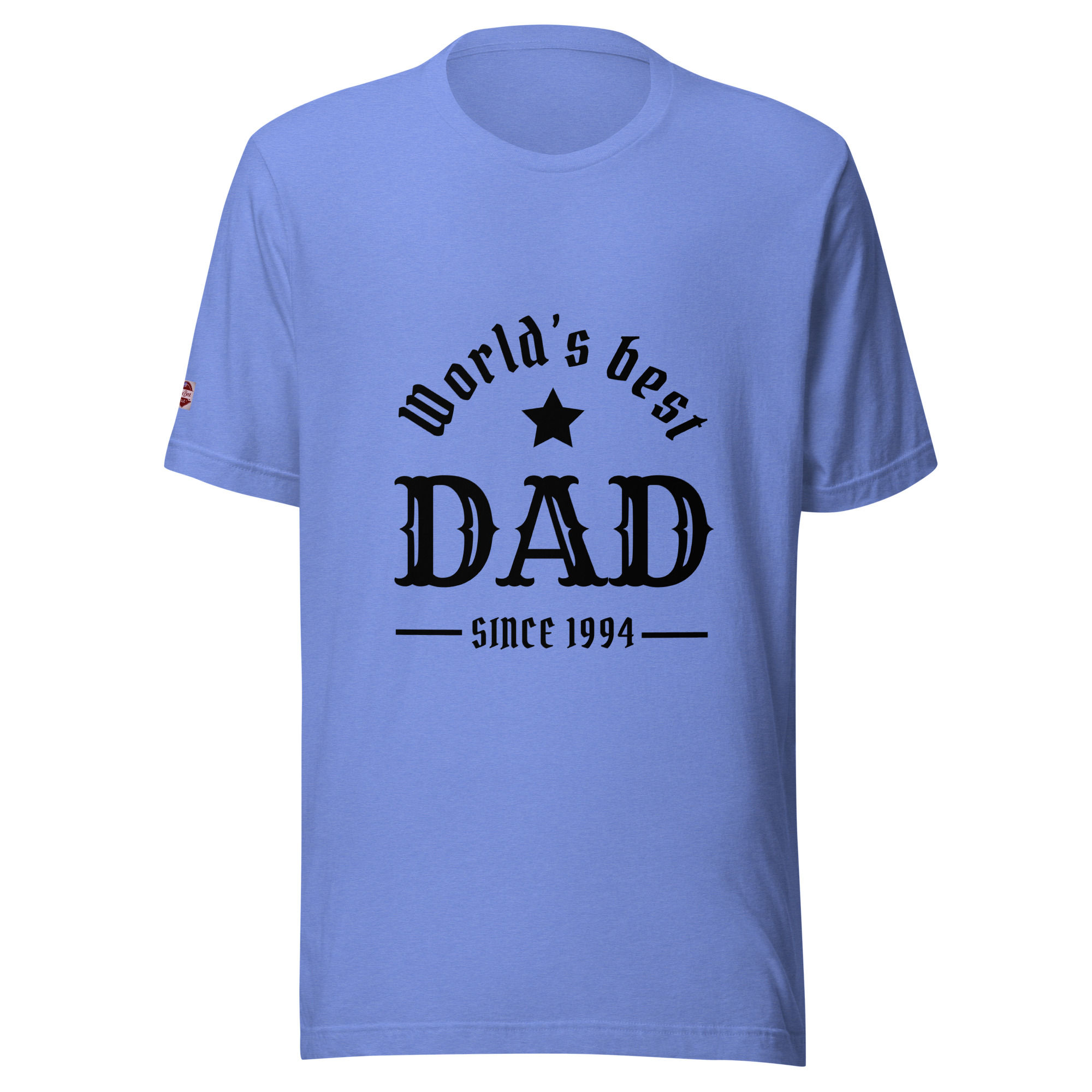 World's Best Dad Since 1994 Custom T-Shirt - Premium Bella + Canvas 3001
