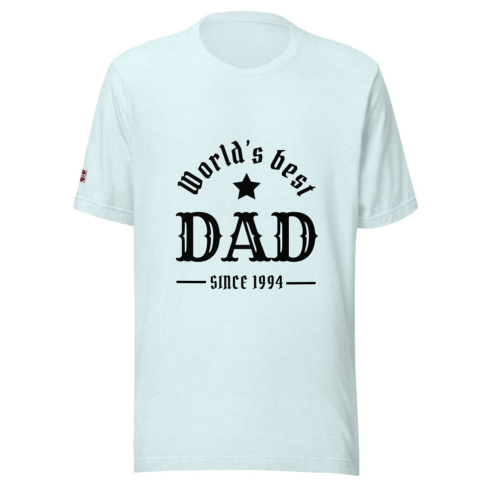 Thumbnail: World's Best Dad Since 1994 Custom T-Shirt - Premium Bella + Canvas 3001