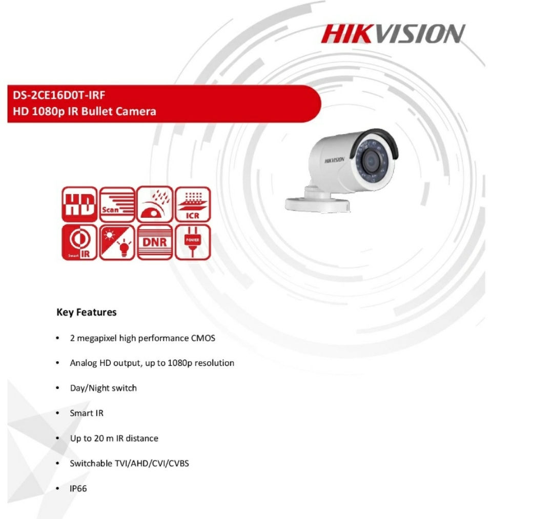 HIK VISION Fixed Mini Bullet Camera