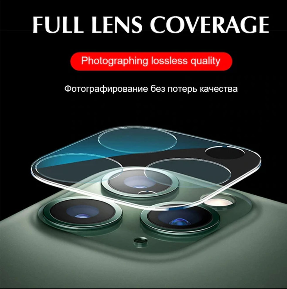 Thumbnail: Benks 2 Pcs Camera Lens Glass