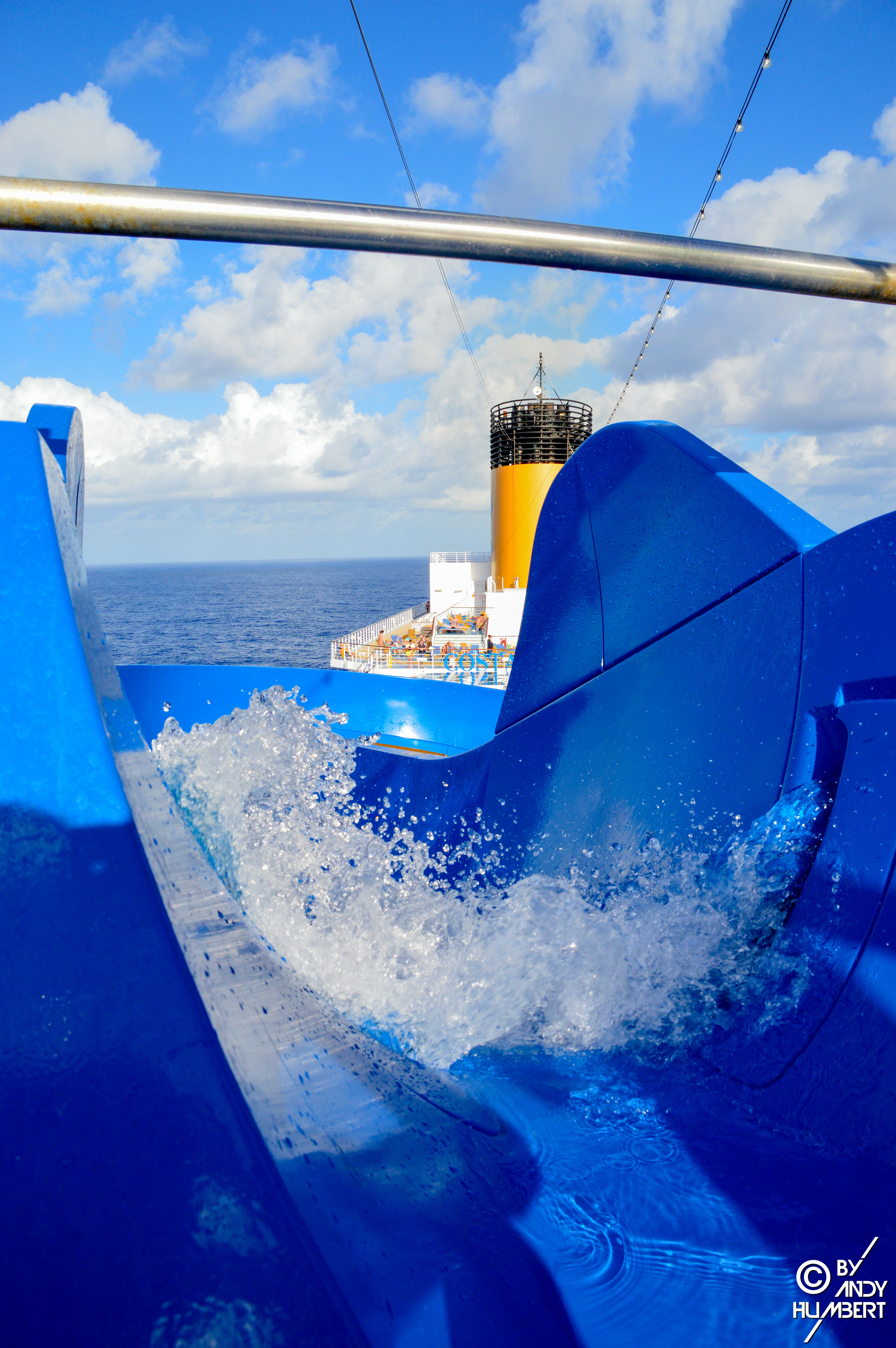 Toboggan aquatique (ponts 15 à 11)