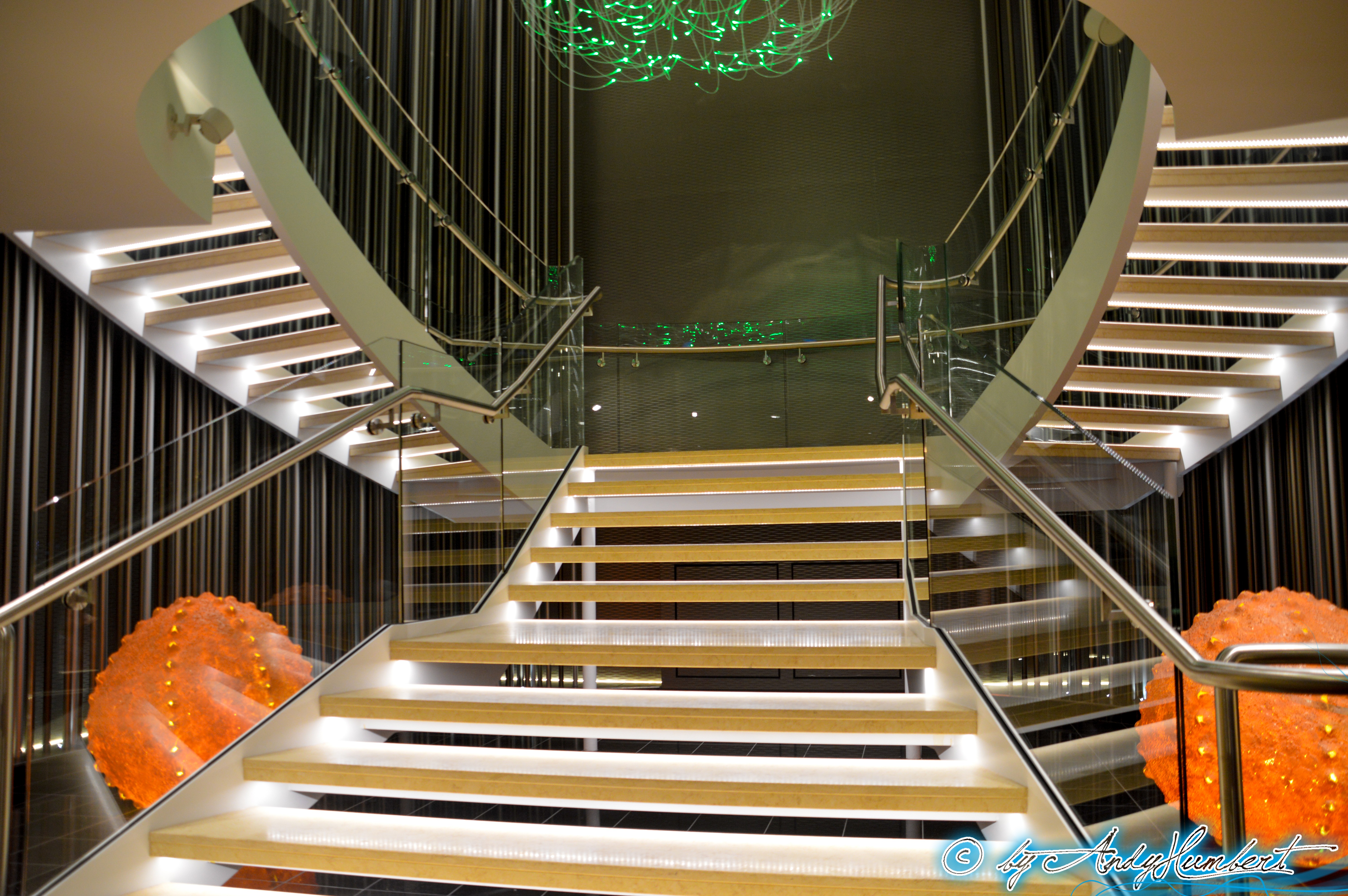 Escaliers des restaurants