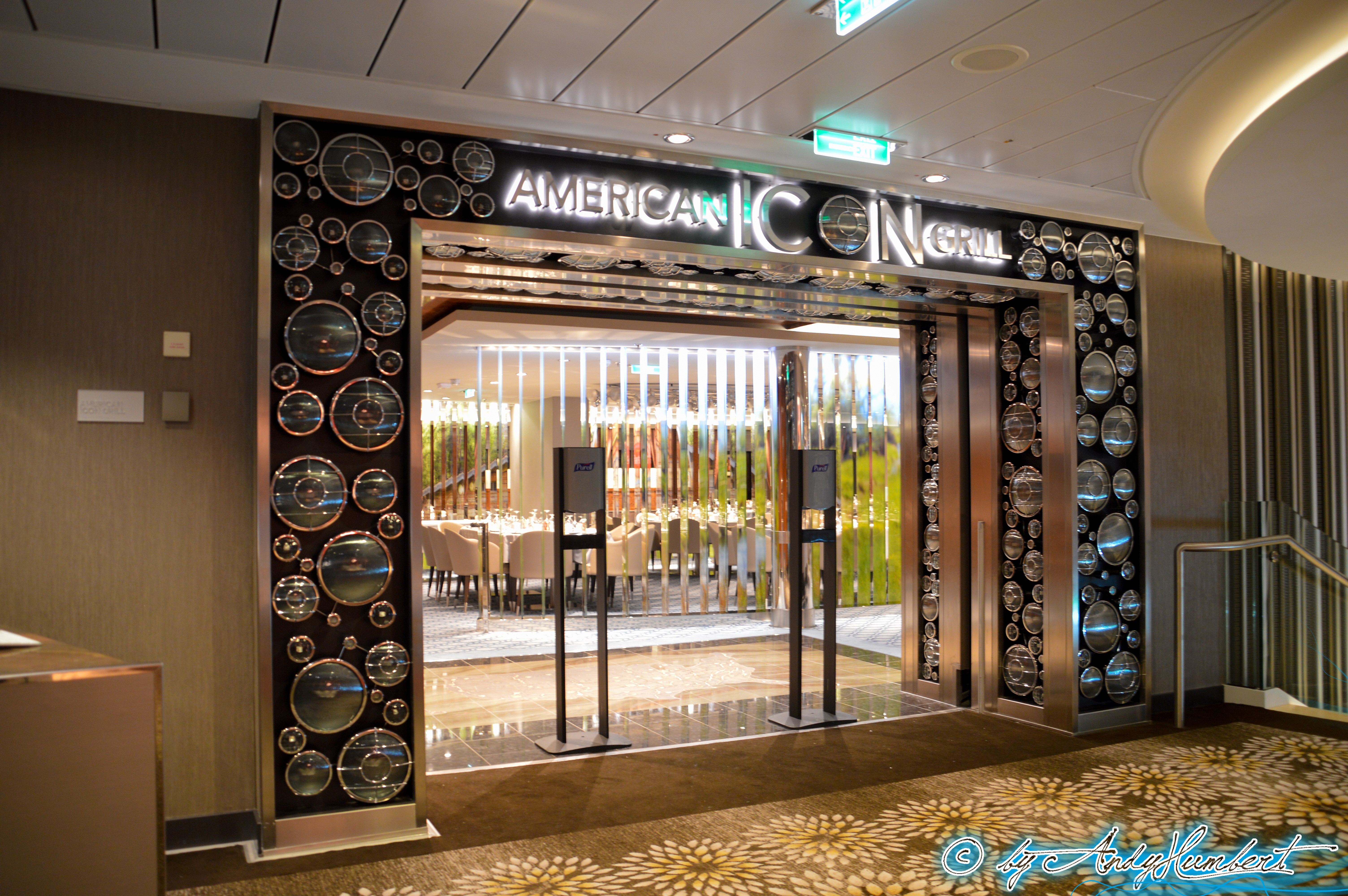 Entrée de l' "American Icon Grill"