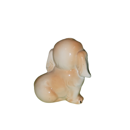 Thumbnail: Earthenware dog piggy bank.