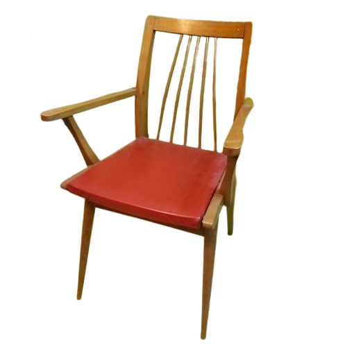 Miniature : fauteuil en bois art deco.