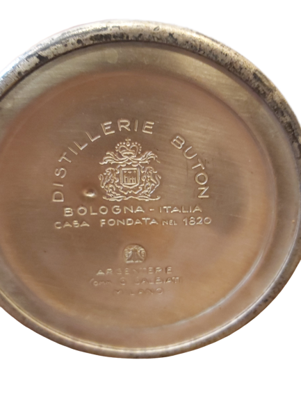 Miniature : Cruche en cristal et argent.