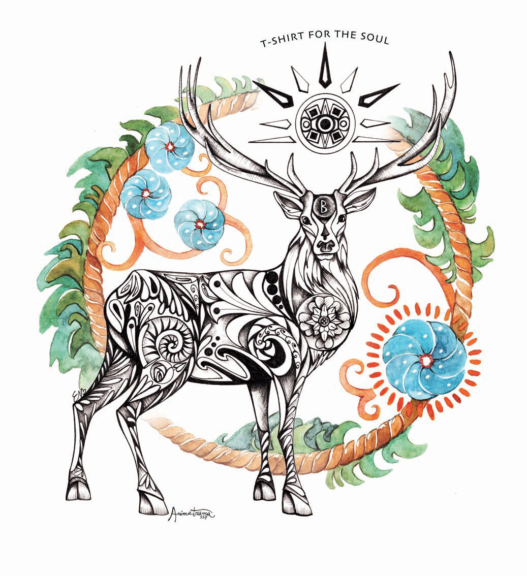 Disegno del Cervo, image size:1037x1134