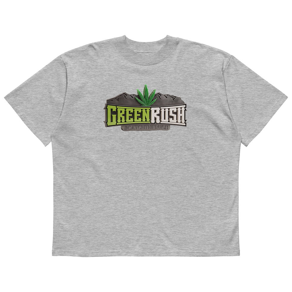 Thumbnail: GreenRush Unisex organic oversized high neck t-shirt