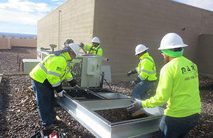 HVAC Tech's at work