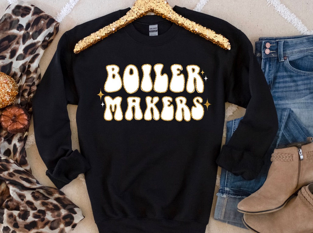 Kids Boilermakers Bubble Letters