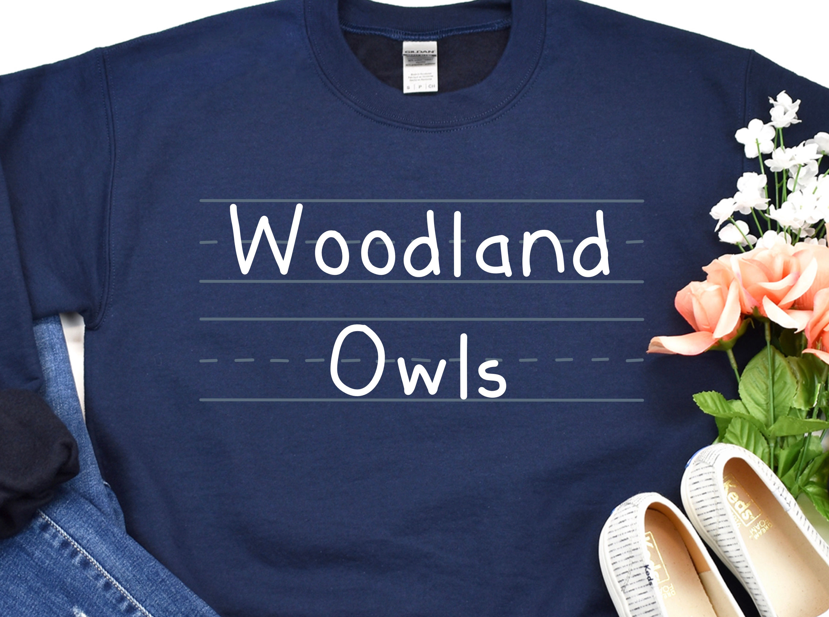 Woodland Owls Lines