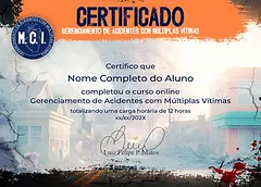 Certificado Curso MCI