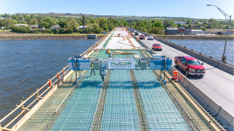 Nucor Rebar Fabrication, Inc. partners with Advanced Construction Robotics to provide innovative rebar installation services with TyBOT®