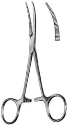 Pinça Crille Curva 14cm | Muzymed