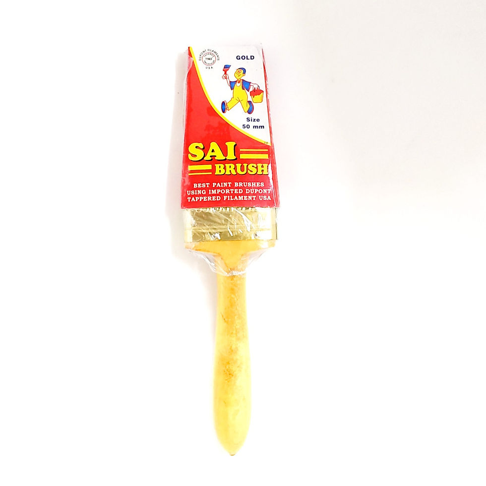 Thumbnail: 50mm Good Quality Synthetic Fiber Wall Paint Brush size 2" Inches