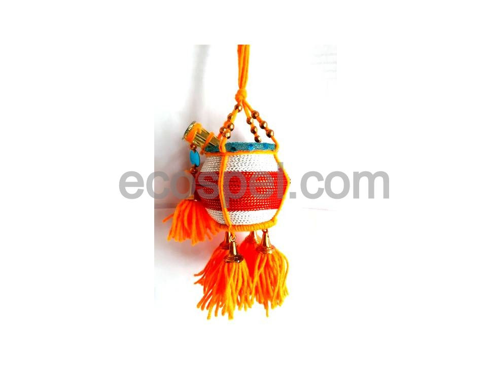 Krishna Butter Pot | Wall Hanging Multi Colored Good Finished Fancy Uri |