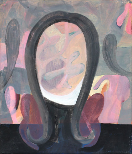 marble arch - 2020 - öl auf leinwand - 28 x 24 cm