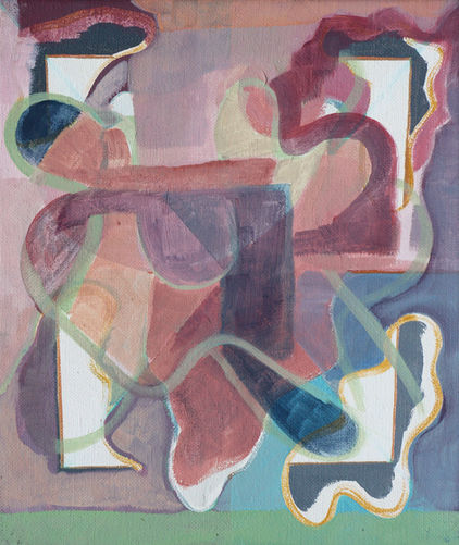 nothing to get hung about - 2020 - öl auf leinwand - 28 x 24 cm