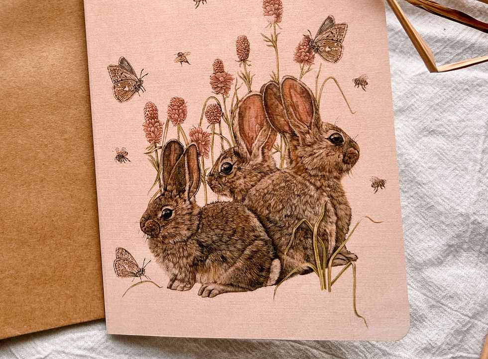 Thumbnail: Invasive Bunnies Notecard | SINGLE