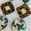 Miniature : Boucles d'oreilles en CLIP - Francine Bramli Paris - Acétate & Raphia