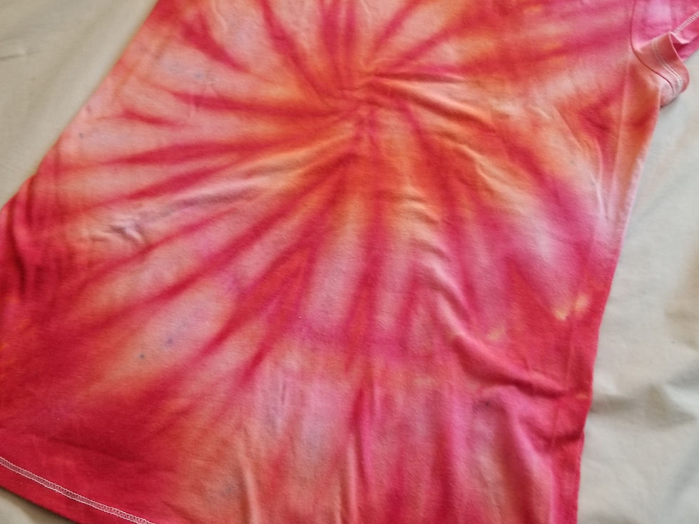 Thumbnail: XL Women's Spiral"Life is Peachy"