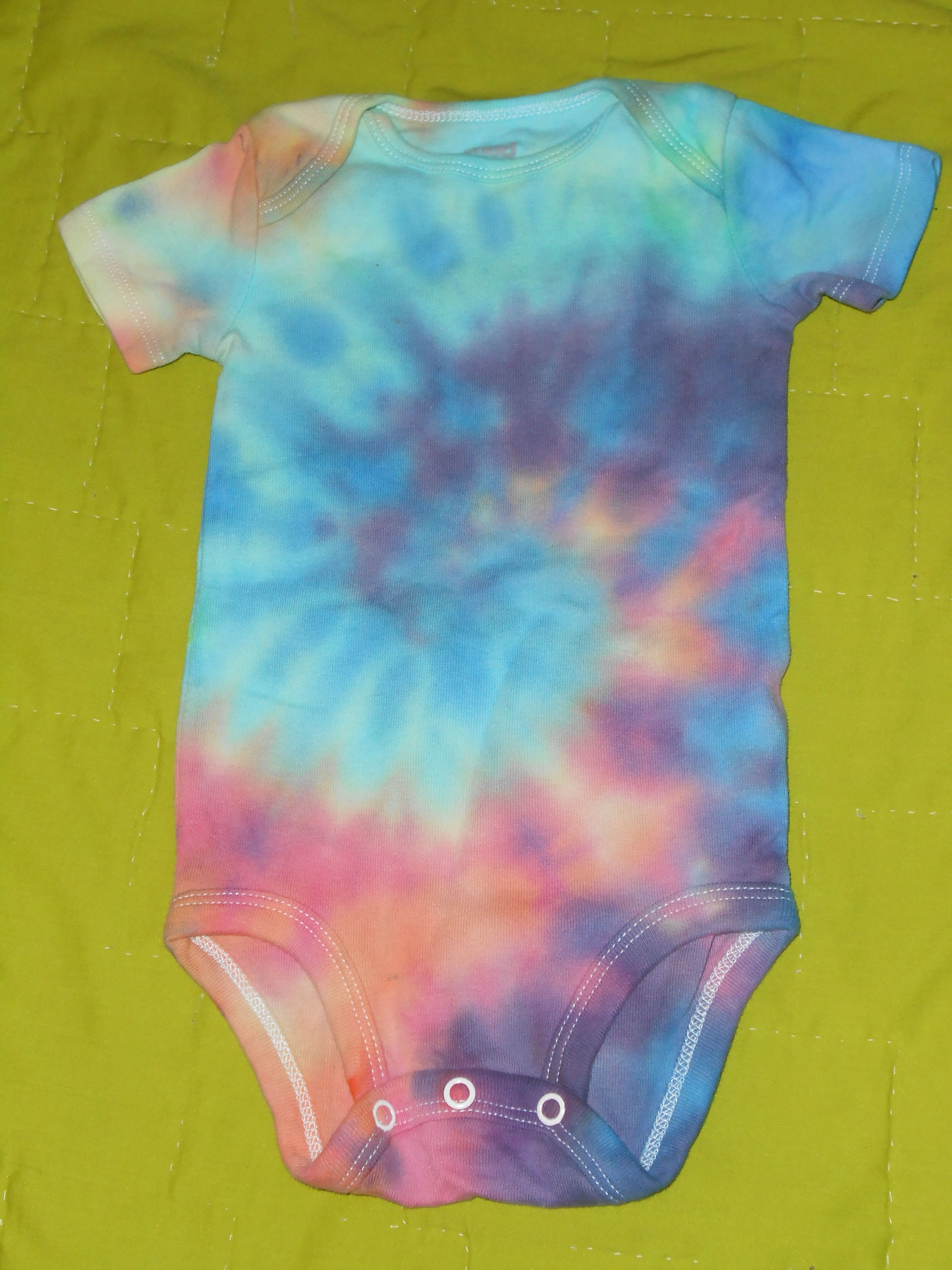 Rainbow Spiral Onesie Size 12 Months