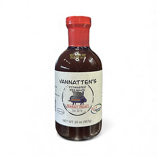 Vannatten's Pitmaster BBQ Sauce (Sweet Heat) 20.5 OZ