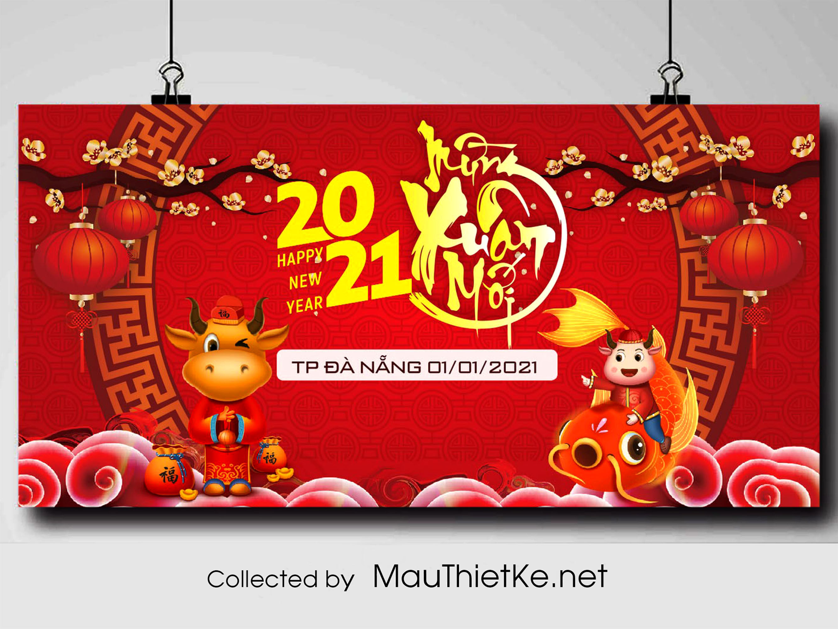 Mẫu Phông nền Tết - Chúc Mừng Năm Mới Vector 163