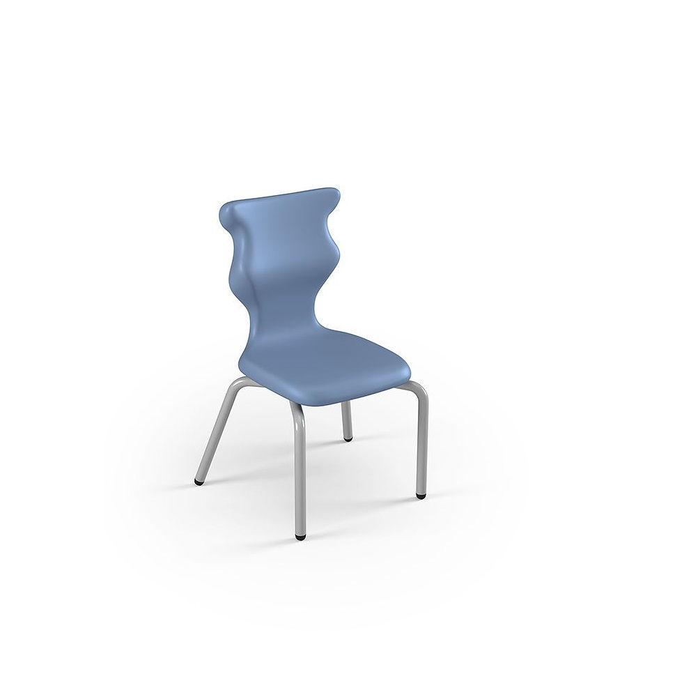 Miniaturbild: Schulstuhl Spider Klassisch Pastellblau – ergonomischer Schulstuhl, langlebig, stapelbar und pflegeleicht.