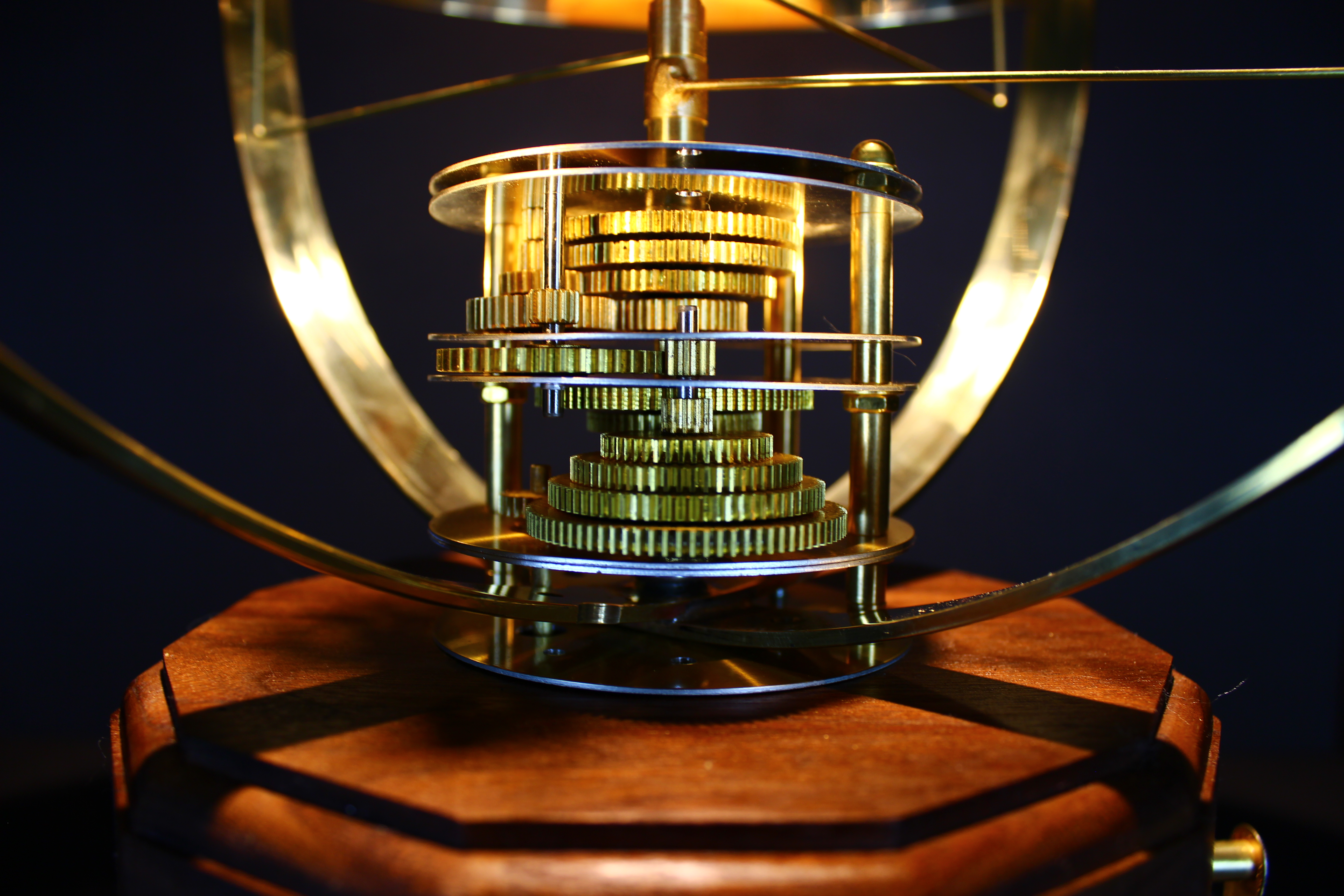 Close up of Gearworks on Tower