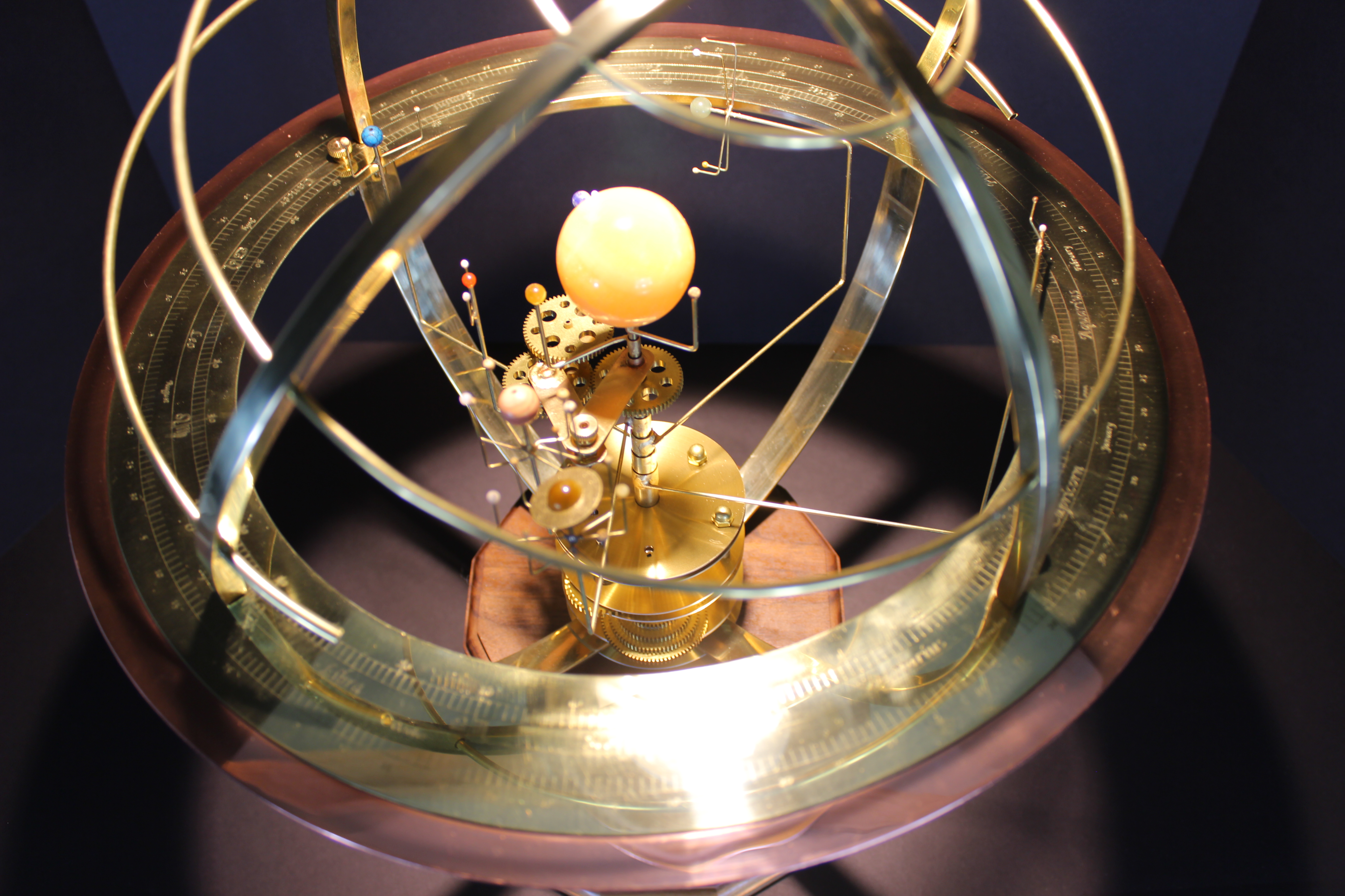Tower Orrery with Stone Planets