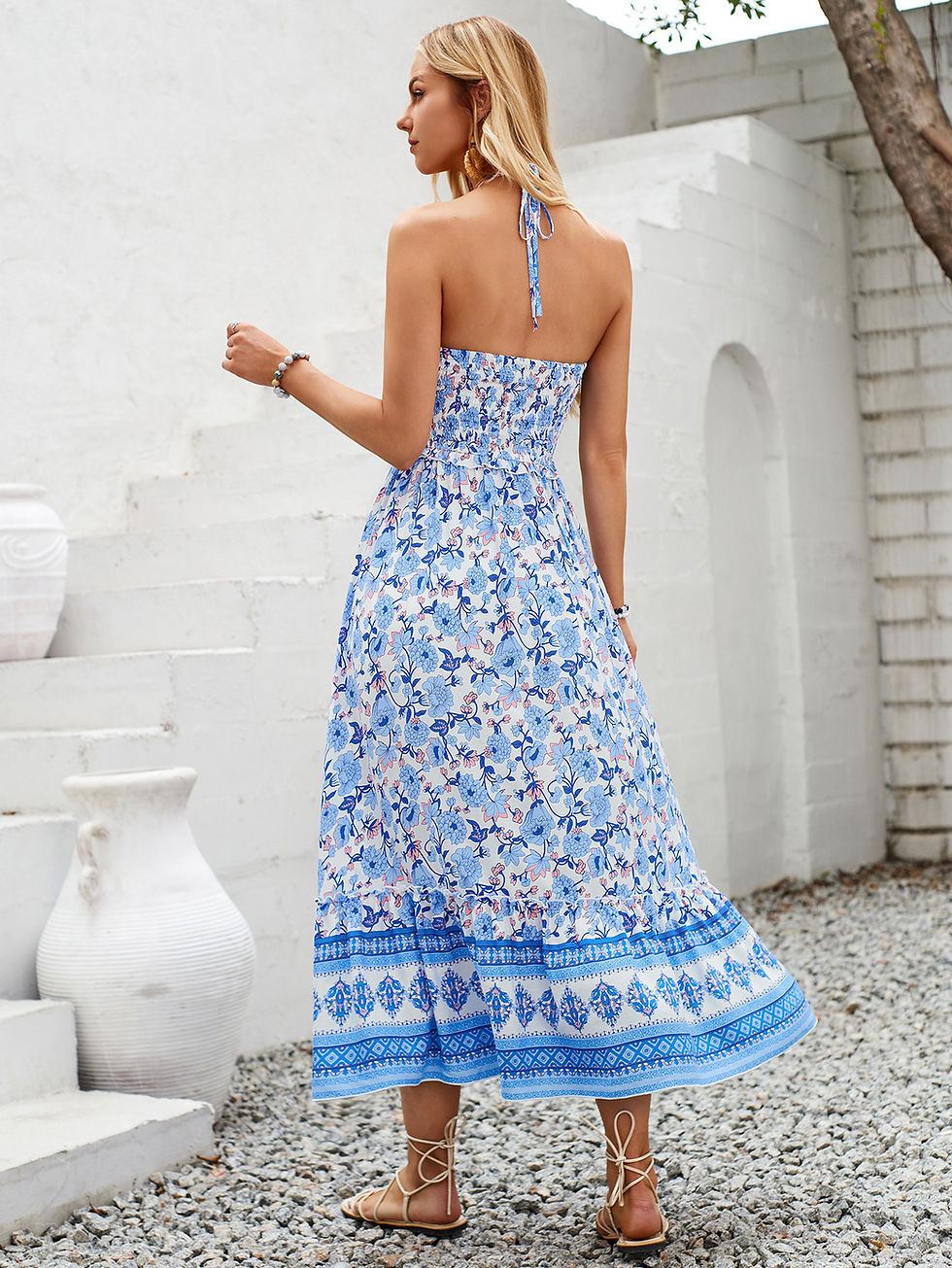 Thumbnail: Robe longue d’été florale pour femme – 2026